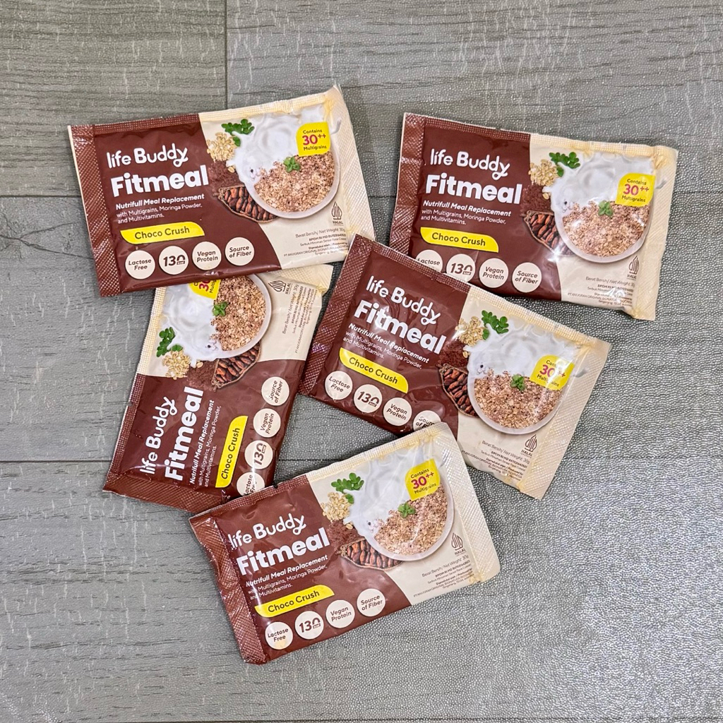 

(5 sachet) Life Buddy Fitmeal @30gr Cocho Crush