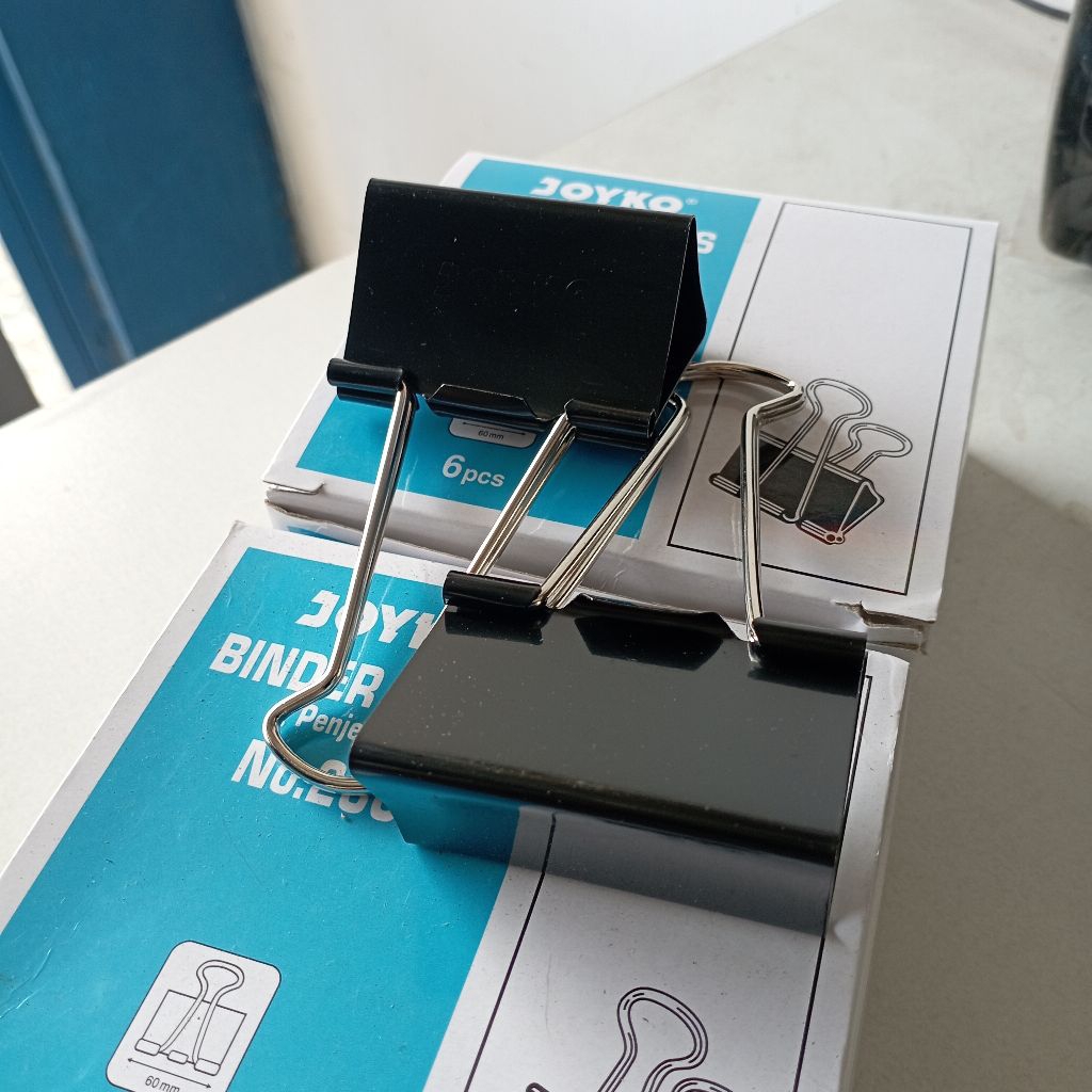

Binder Clips No. 280 Joyko Penjepit Kertas Skripsi Hitam