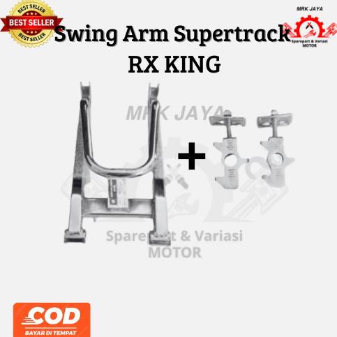 Fork Swing Arm Arem Lengan Ayun Supertrack RX King Crom Tebal + Setelan Rantai Murah