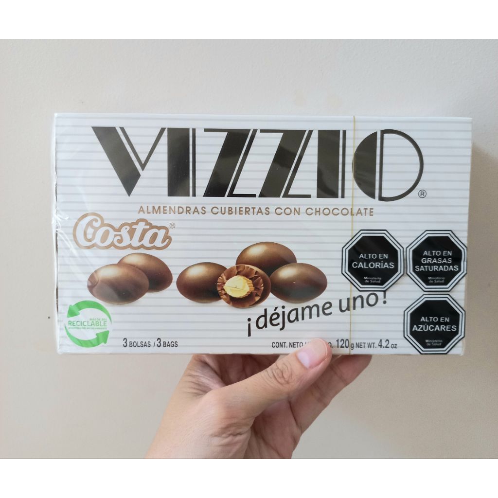 

VIZZIO CHOCOLATE ALMOND 120gr (Ready,chili)