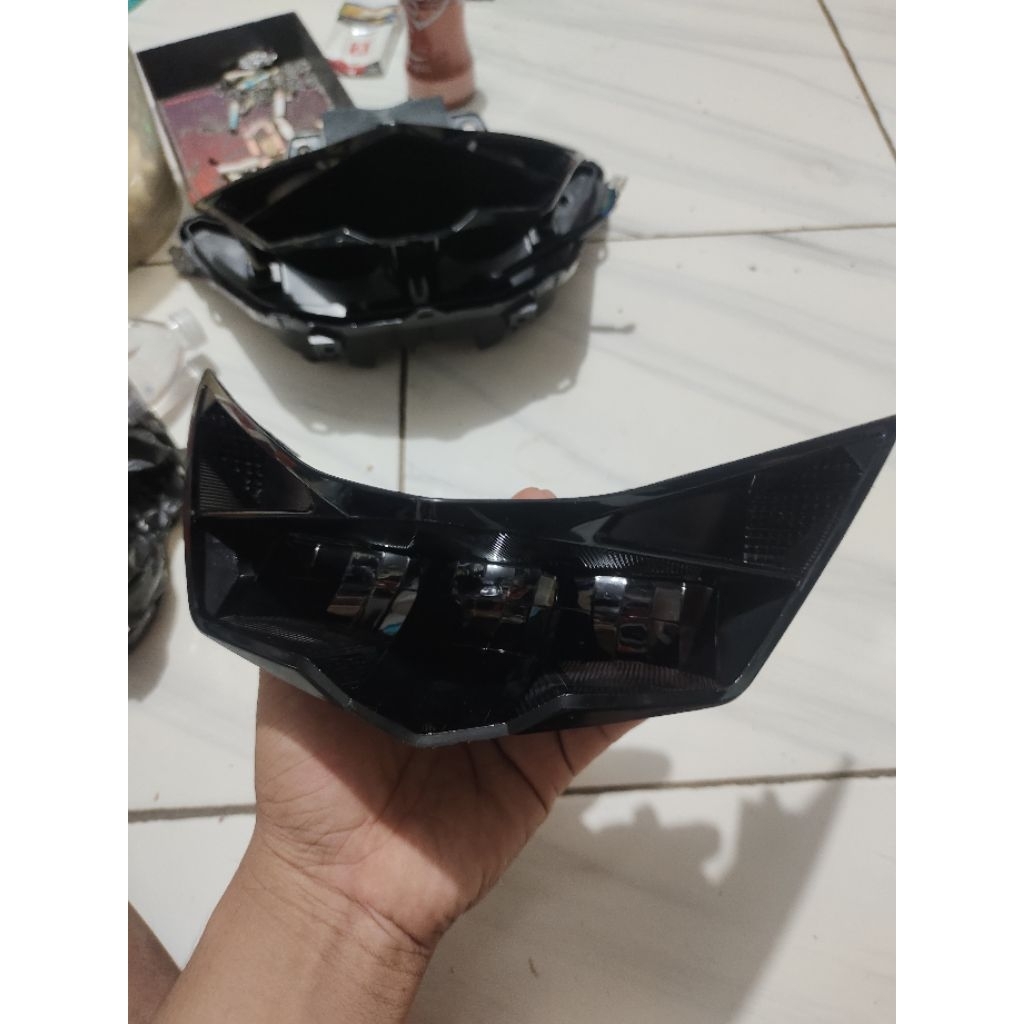 reflektor lampu depan bagian dalem beat 2020 bahan custom hitam