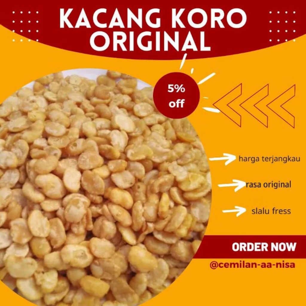 

kacang koro original