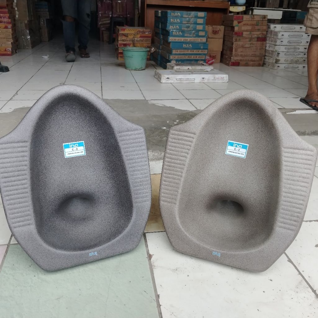 KLOSET INA GRANIT PREMIUM / KLOSET JONGKOK INA GRANITO - ABU