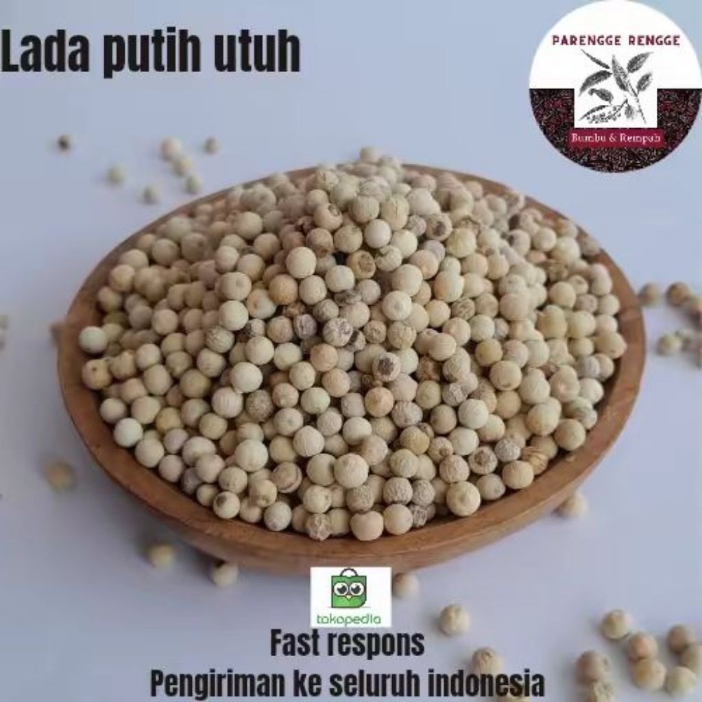 

white pepper whole / lada putih biji / merica utuh