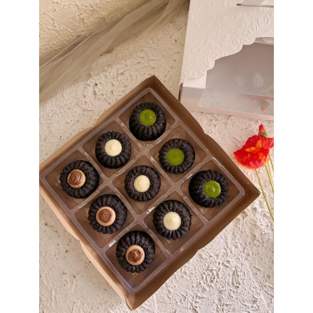 Bolu Ketan Hitam Keju Lumer Mini