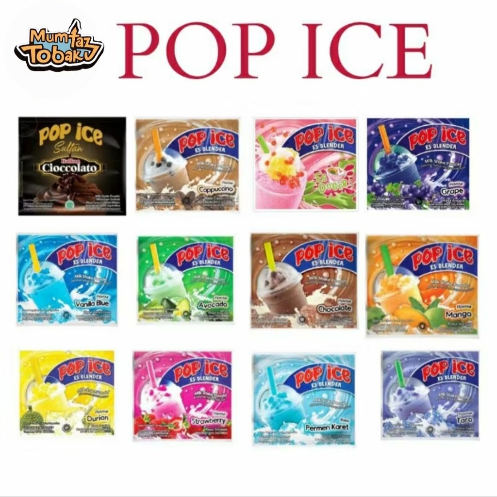 

Pop ice aneka rasa 1 renteng isi 10 pcs
