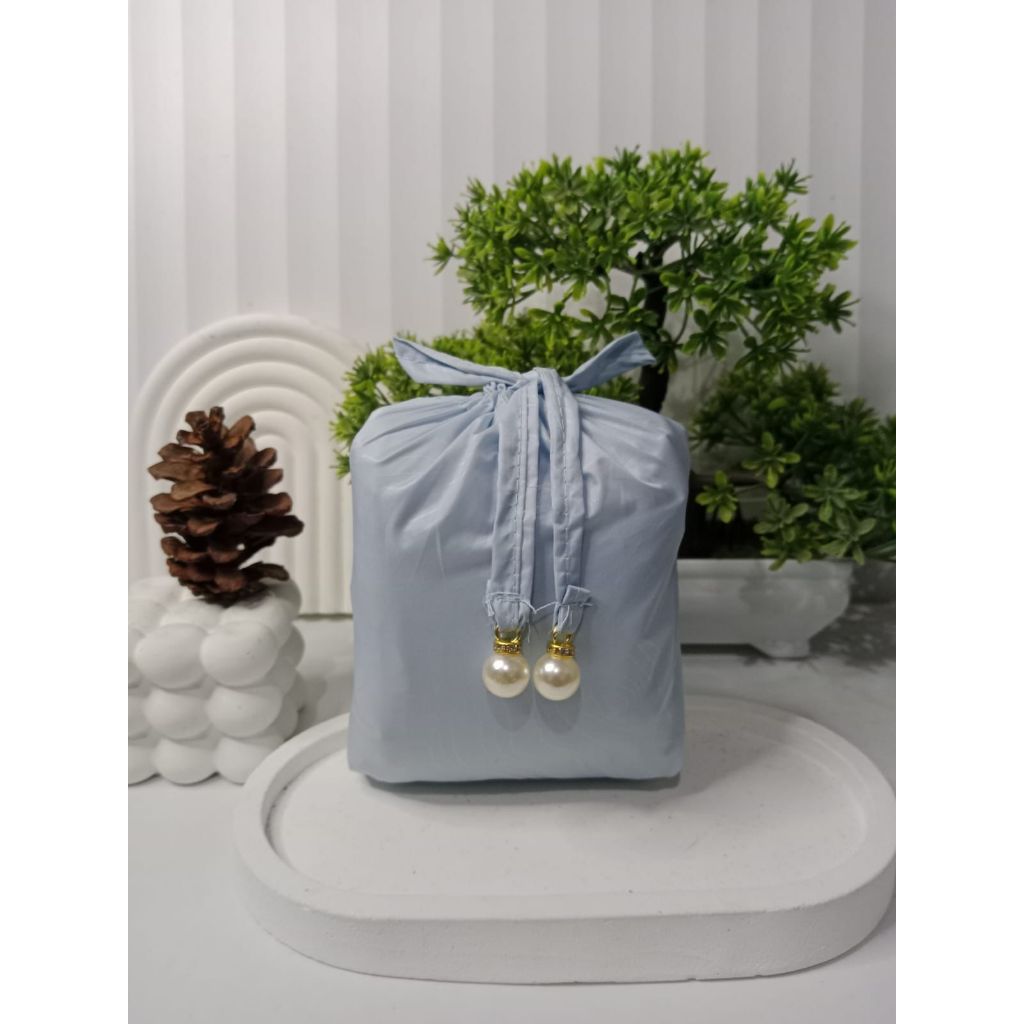 Ameena l Mukena Parasut Traveling Mini Pouch 2 in 1 Lasercut Aneta Series (  )