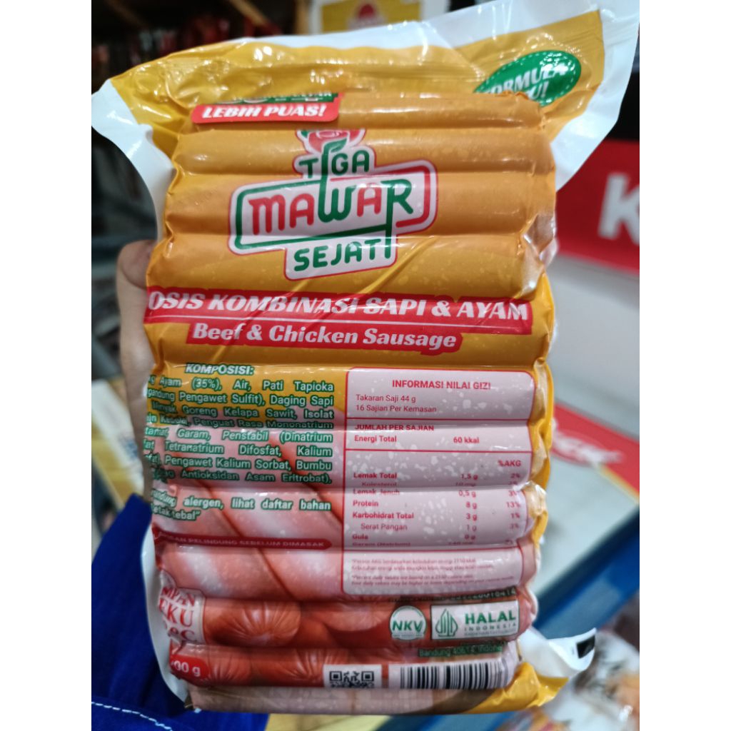 

promo sosis mawar kombinasi 700gr