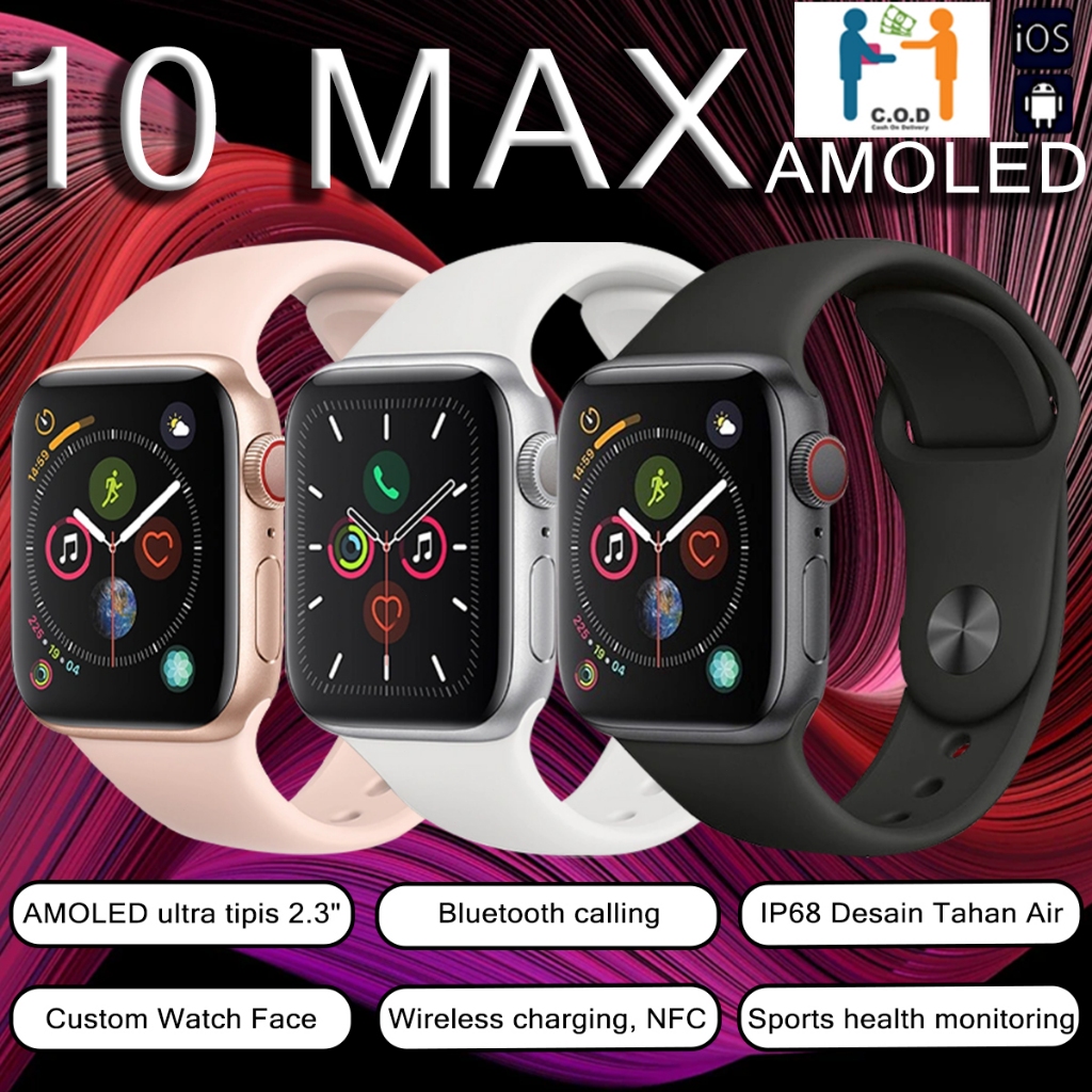 (new ori ) Apple Watch Original SmartWatch S10 Pro Max/S11Pro Max 2.3 Inch Amoled | IP68 Waterproof 