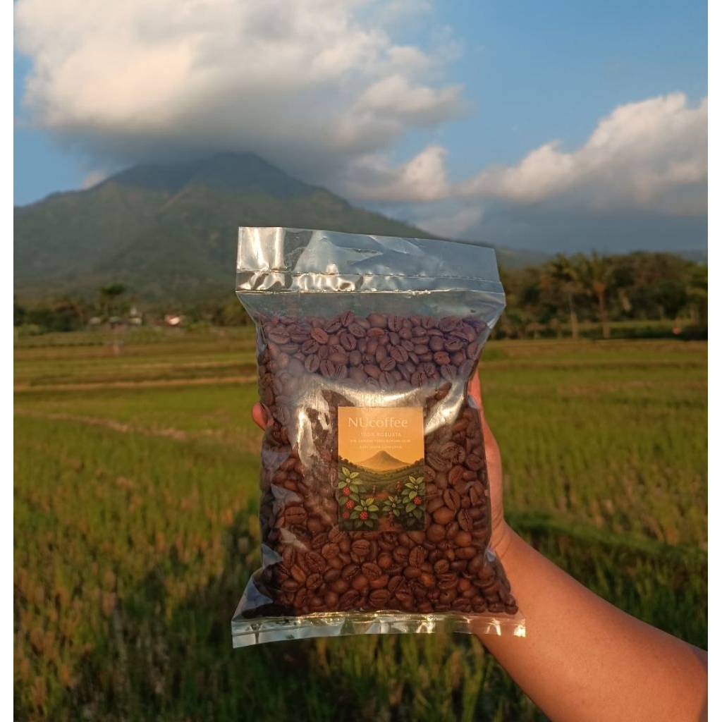 

NUcoffee – biji kopi matang | roasted coffee beans robusta 500gram