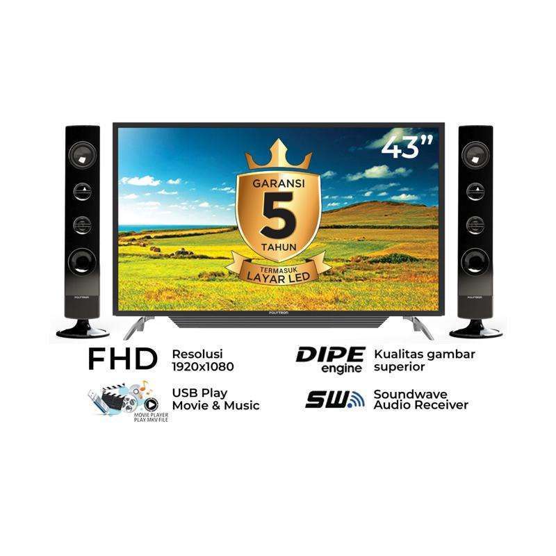 LED TV POLYTRON 43 INCH PLD 43TV1556