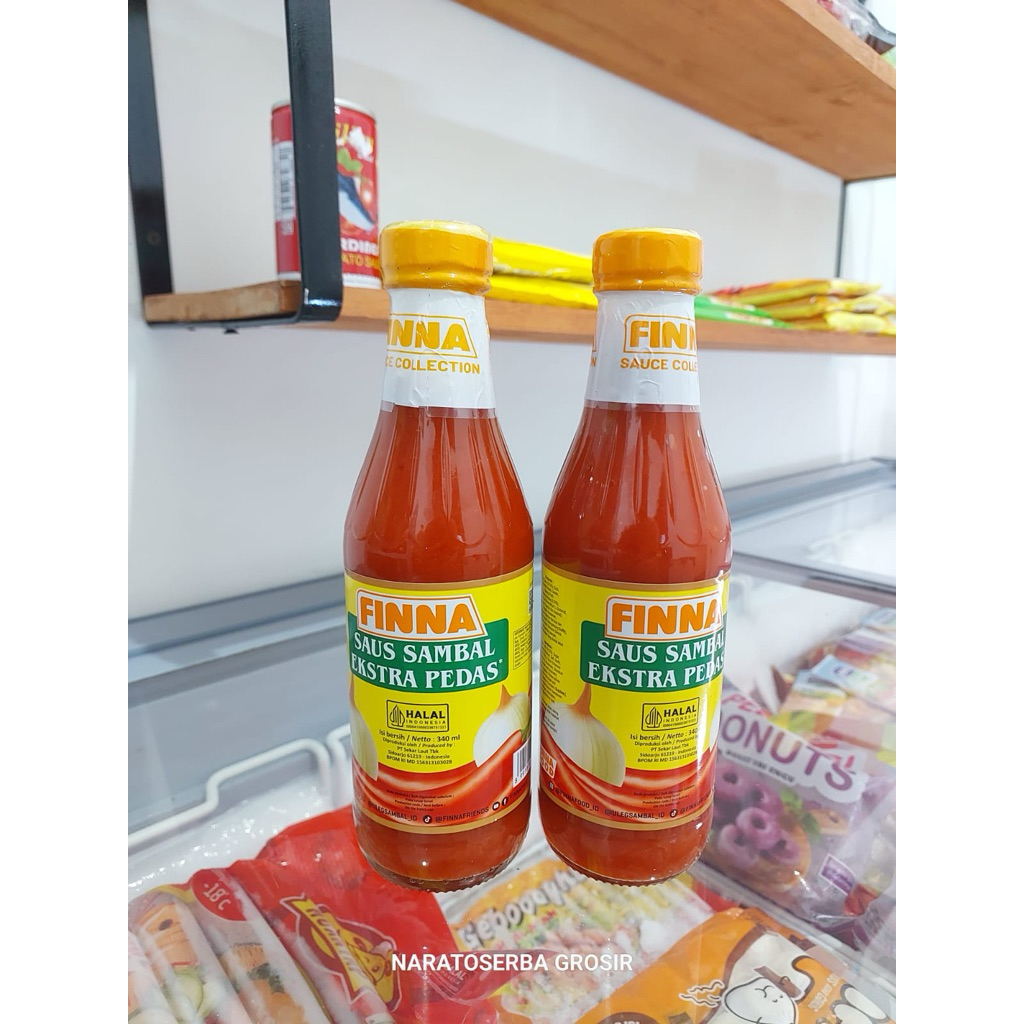

Saus Sambal Finna 340ml | Saus Sambal Kemasan Botol