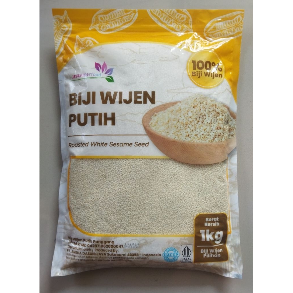 

BIJI WIJEN PUTIH 100% REPACK KEMASAN 100g/200g/ WHITE SESAME SEEDS