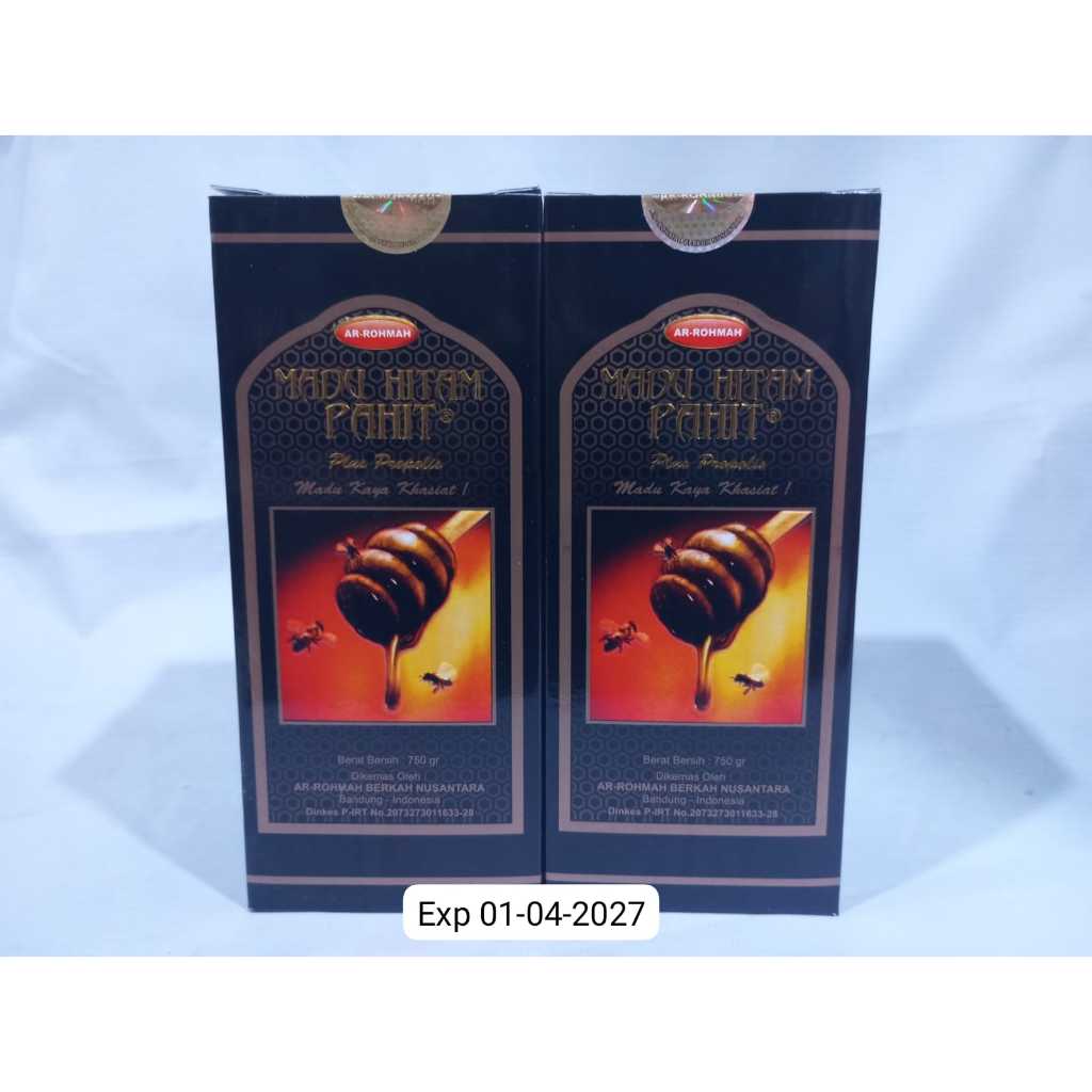 

MHP Arrohmah 750gr - Madu Hitam Pahit Penurun Kolesterol