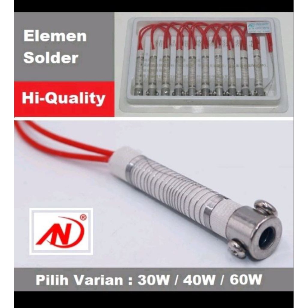 ELEMEN SOLDER 30W ELEMENT SOLDER ELEMEN PEMANAS SOLDER ELEKTRONIK SPAREPART SOLDER