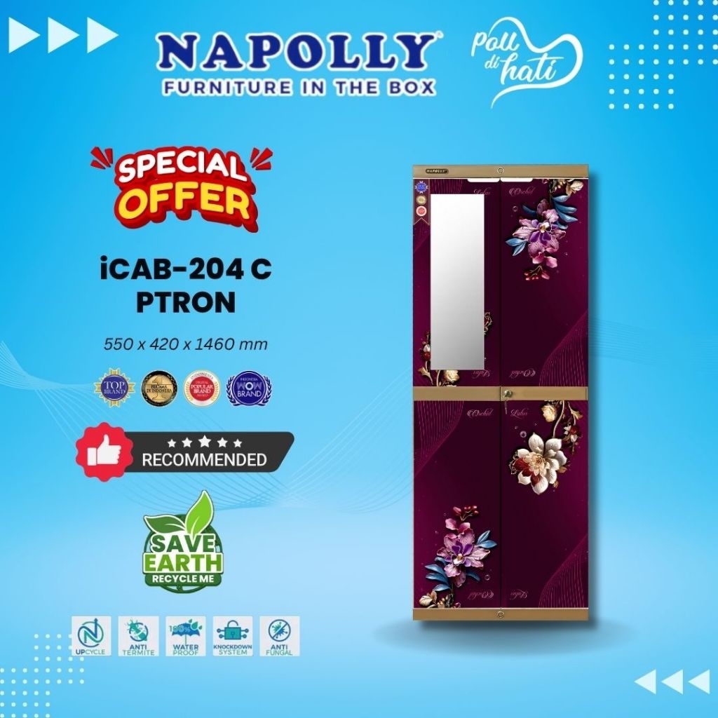 LEMARI-NAPOLLY-SERBAGUNA-ICAB204.PTRON-CERMIN