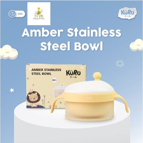 Kuru SP40 Stainless Steel 316L Kids Bowl | Mangkok Makan Stainless Anak