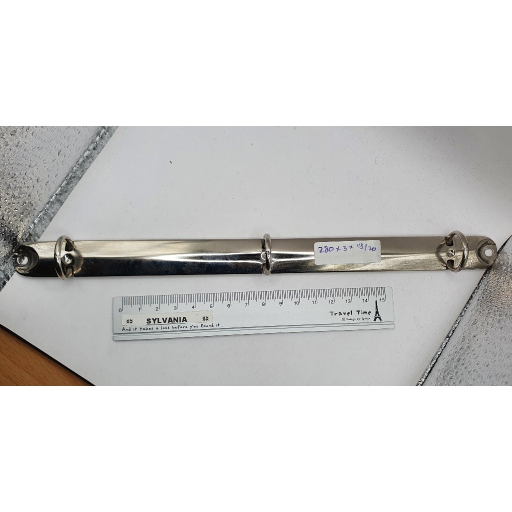 

MEKANIK BINDER 280mm 3 RING DIAMETER 20mm @1 PCS, PENJUALAN PER 1 PCS