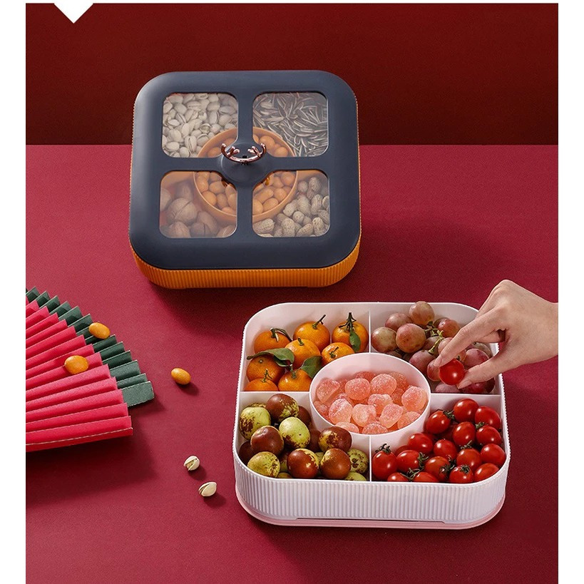 Toples Kotak Cantik Serbaguna Tempat Kue Lebaran dan Penyimpanan Makanan Kekinian