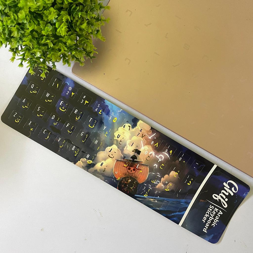 Stiker Keyboard Arab untuk Mengetik Bahasa Arab di Laptop pc sticker Sunny Go