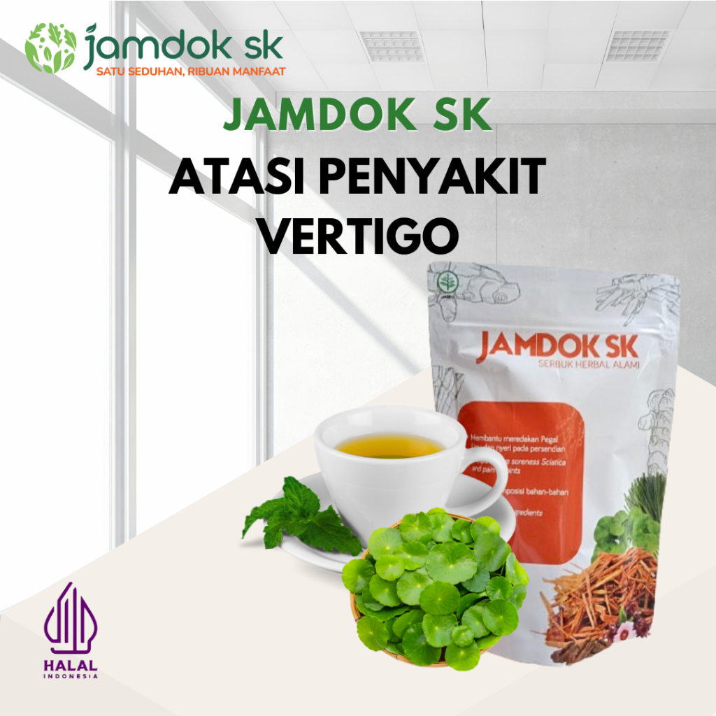 

Teh Herbal Vertigo – JAMDOK SK untuk Kepala Pusing & Mual – Isi 20 Kantong Terlaris
