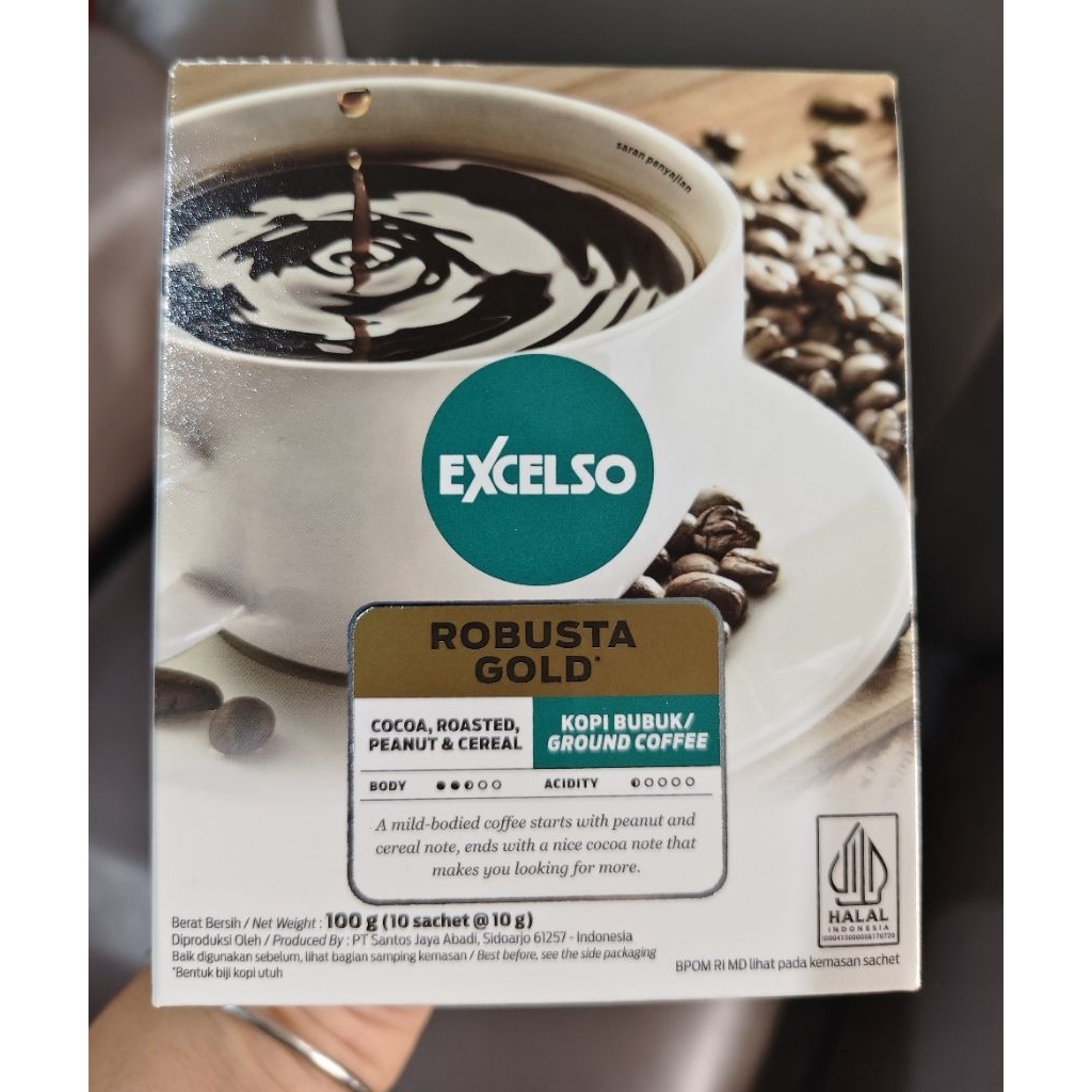

Excelso Kopi Single Serving Robusta Gold - Folding Box (10 sachet x 10gram)