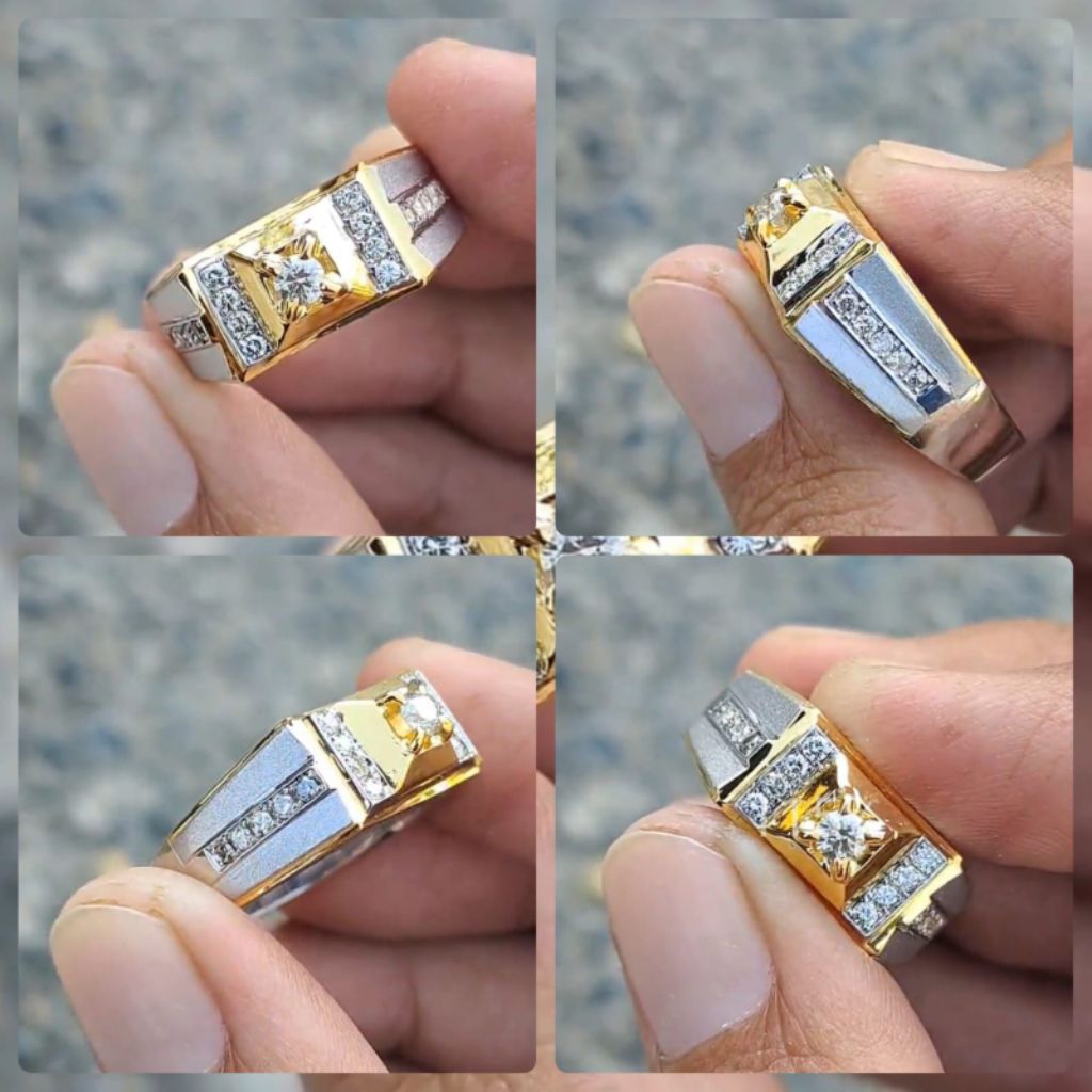 cincin pria mata full berlian eropah