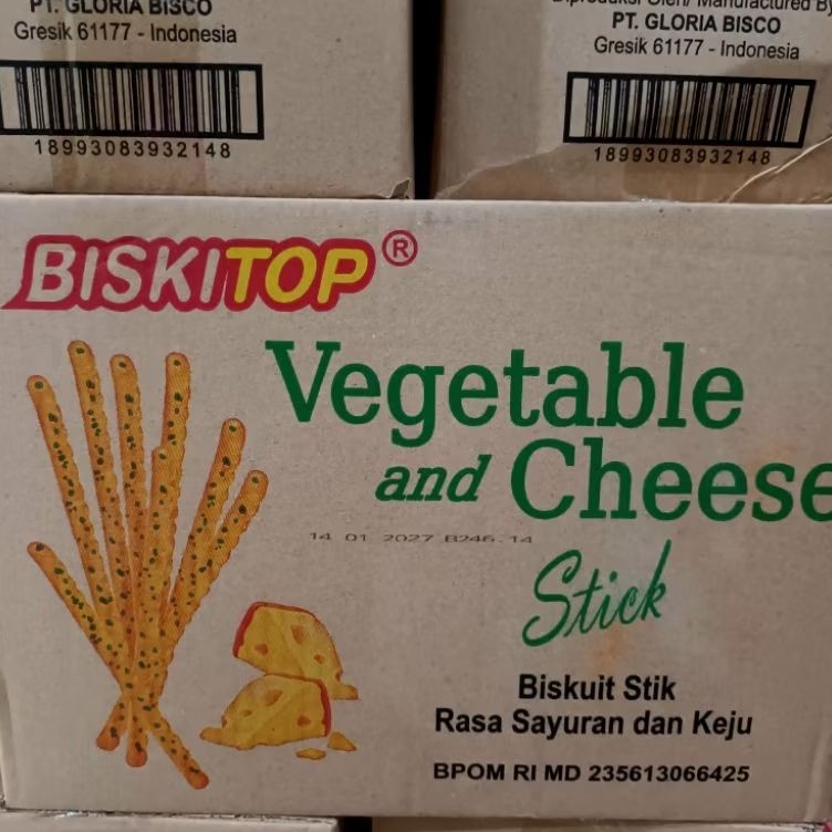 

BISKITOP VEGETABLE | 1 KARTON ISI 40PCS X 50GR