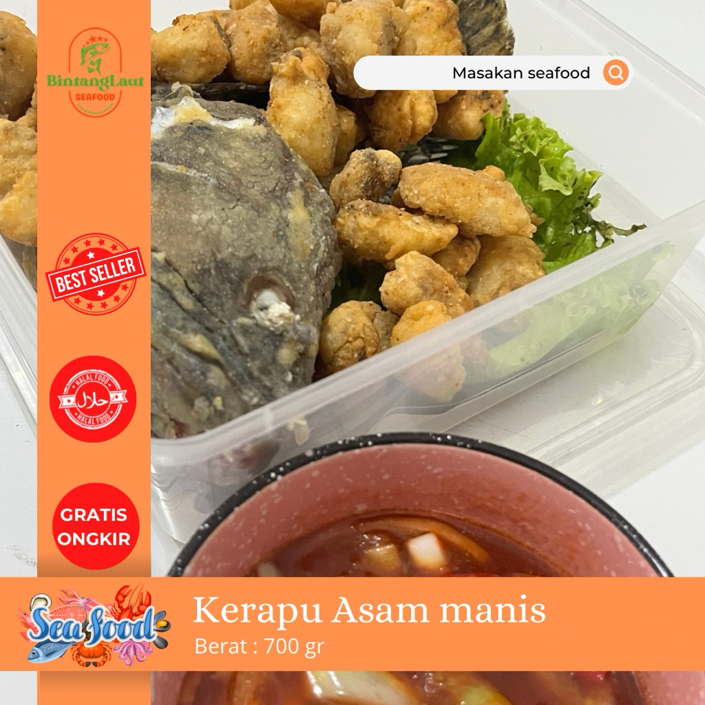 

[MATANG] KERAPU ASAM MANIS PER PORSI