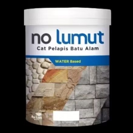 AVIAN NO LUMUT WATERBASED CAT PELAPIS BATU ALAM READY MIX UKURAN 1LT