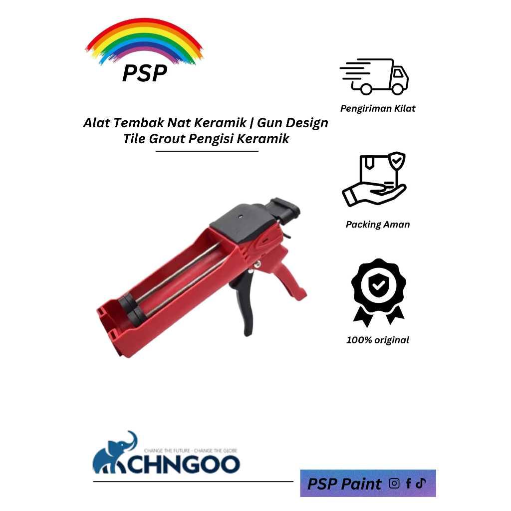 Alat Tembak Nat Keramik | Gun Design Tile Grout Pengisi Keramik