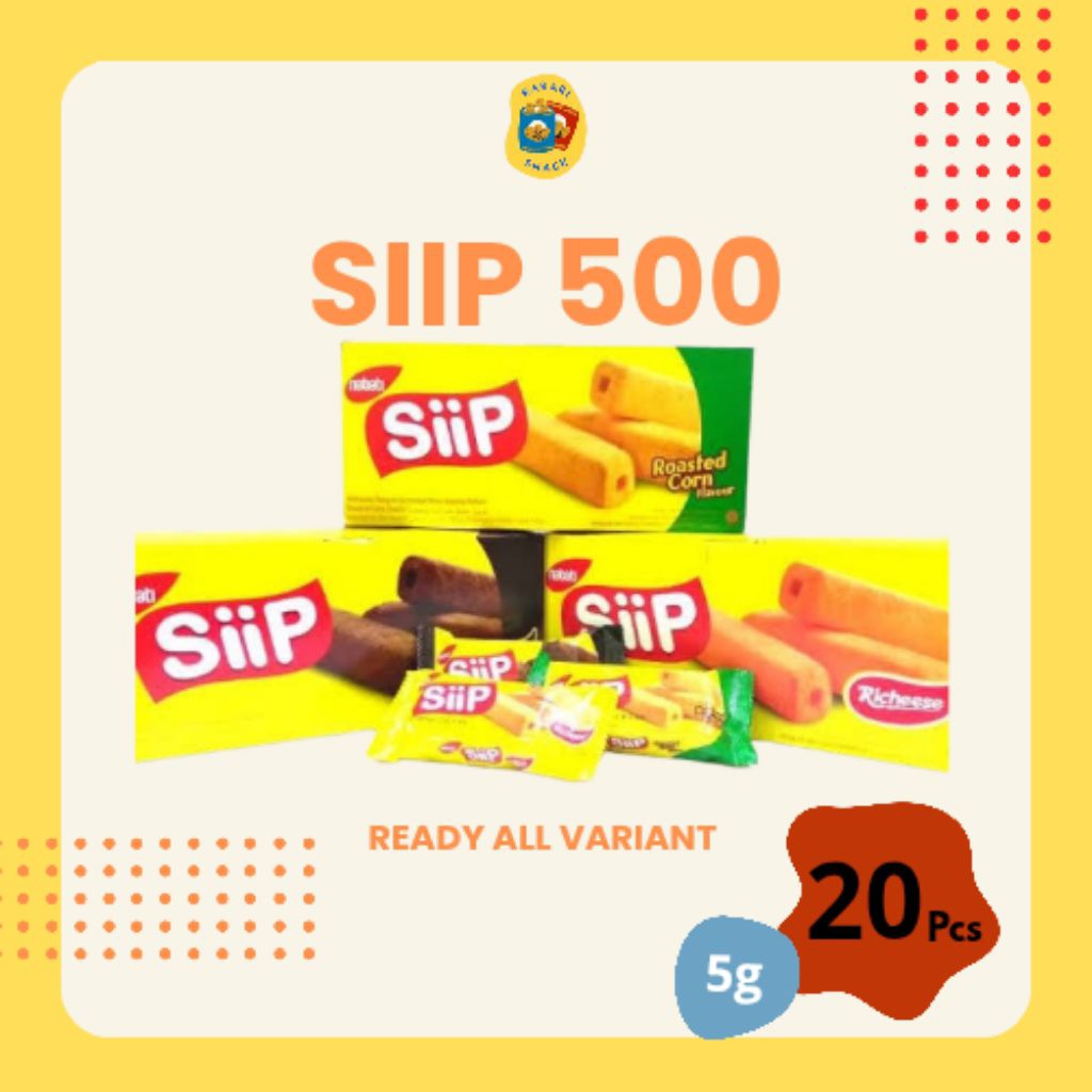 

RS Siip Nabati kemasan 500 (5g) isi 20pcs