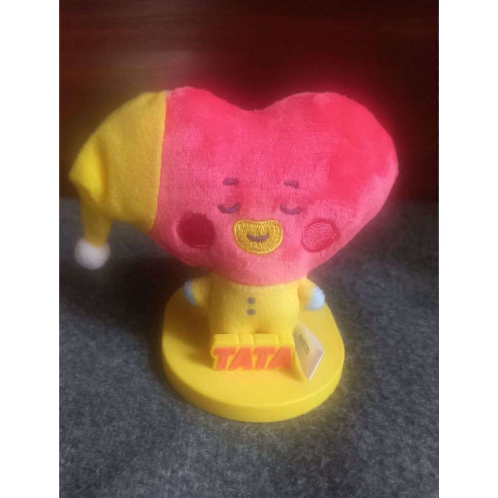 BT21 Doll Keyring Keychain Tata Pajamas Sleeping