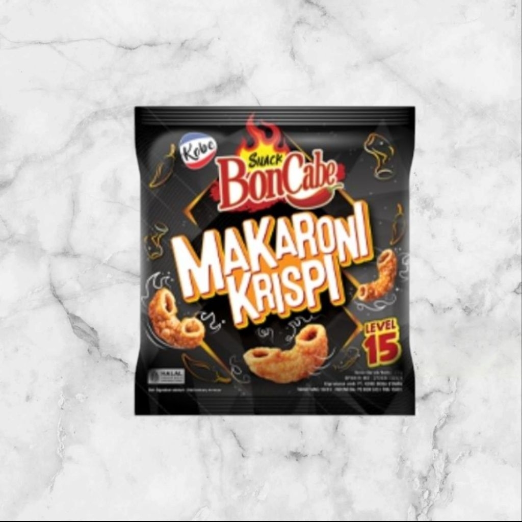

MAKARONI crispy BON CABE mini level15 27g (serenceng isi 10pcs)