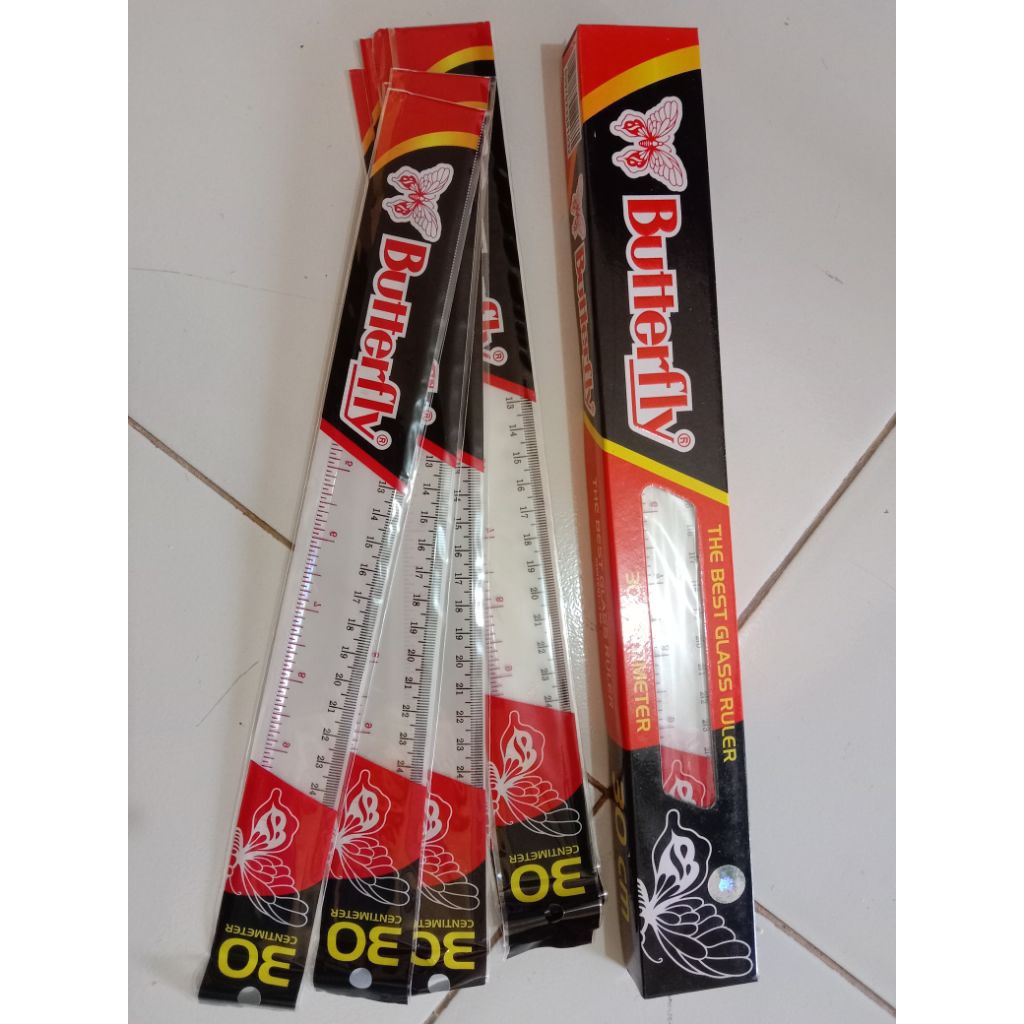 

Butterfly Penggaris 30 cm