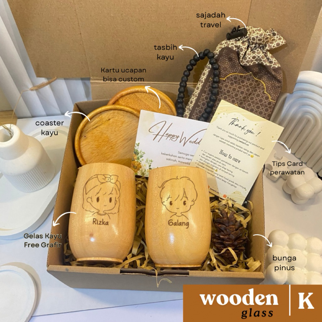 

Kiyowo !! READY!! Tumbler kayu Grafir Hampers kado ulang tahun cewek /Birthday /Anniversary / Haipuudiah pernikahan / Hadiah wisuda / Gift Box / Kado Guru hadiah / Kado anniversary / gelas parabot