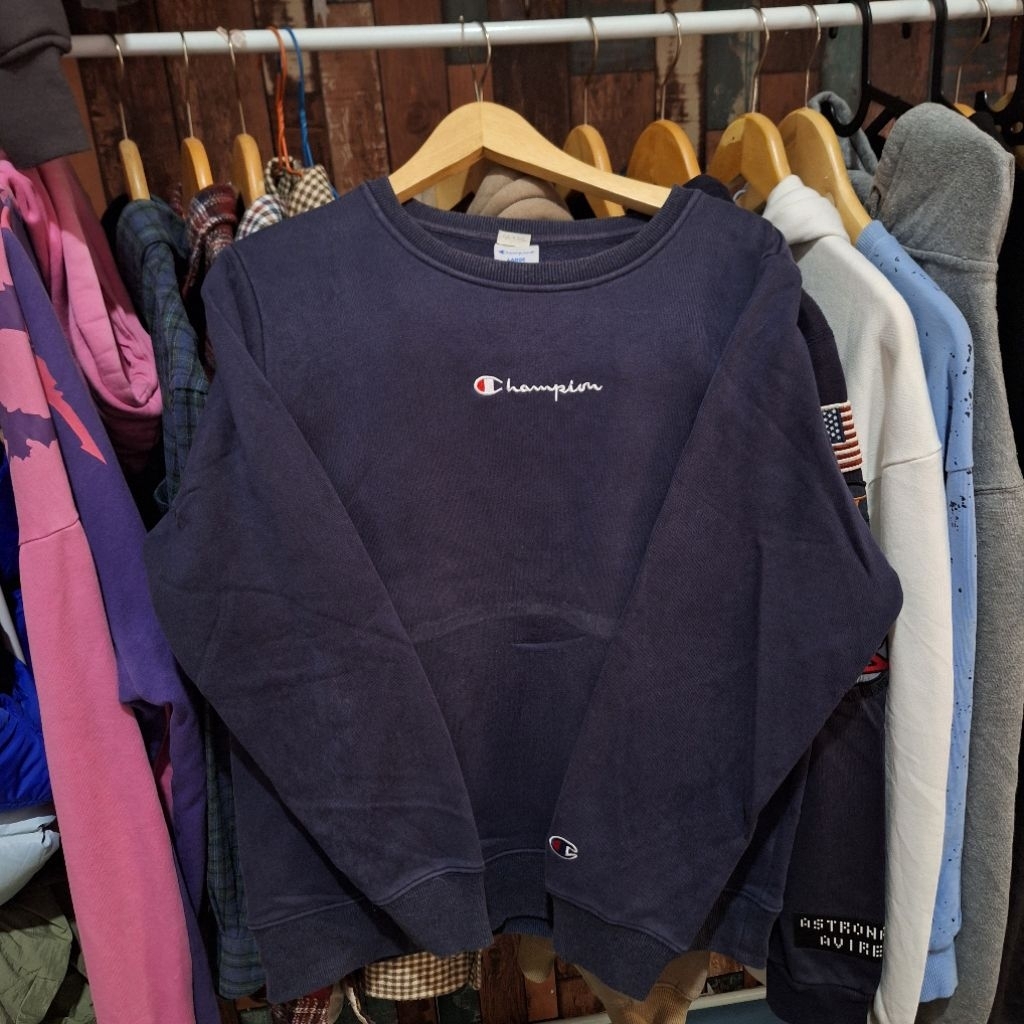 Crewneck Champion Centre Logo