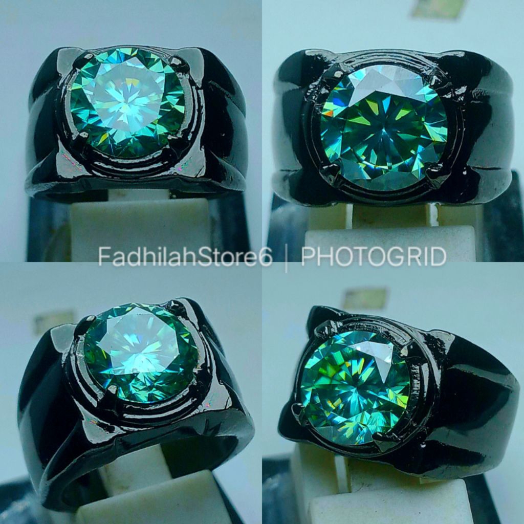 Lab Created Green Diamond Moissanite Top Blink_Blink 9 Mohz Lolos DS