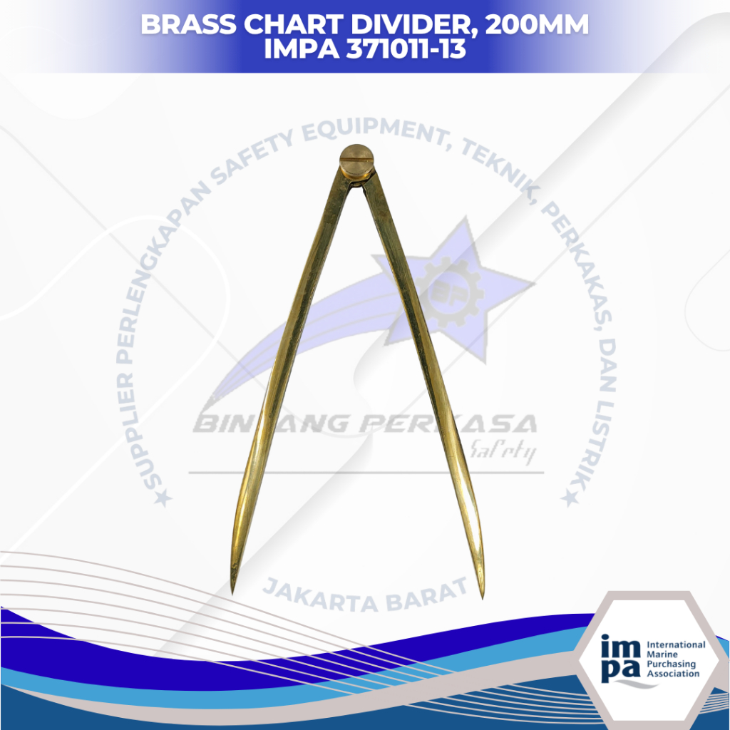 

Brass Chart Divider, 200mm IMPA 371011-13