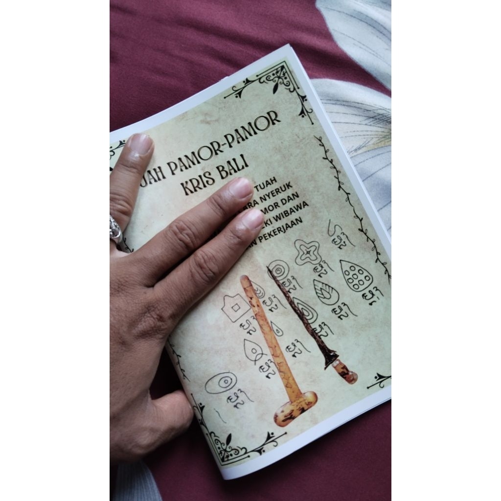 Buku pengetahuan tentang pamor keris bali