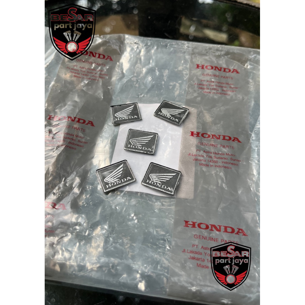 emblem logo batok speedometer belakang honda beat vario scoopy cb revo supra pcx adv