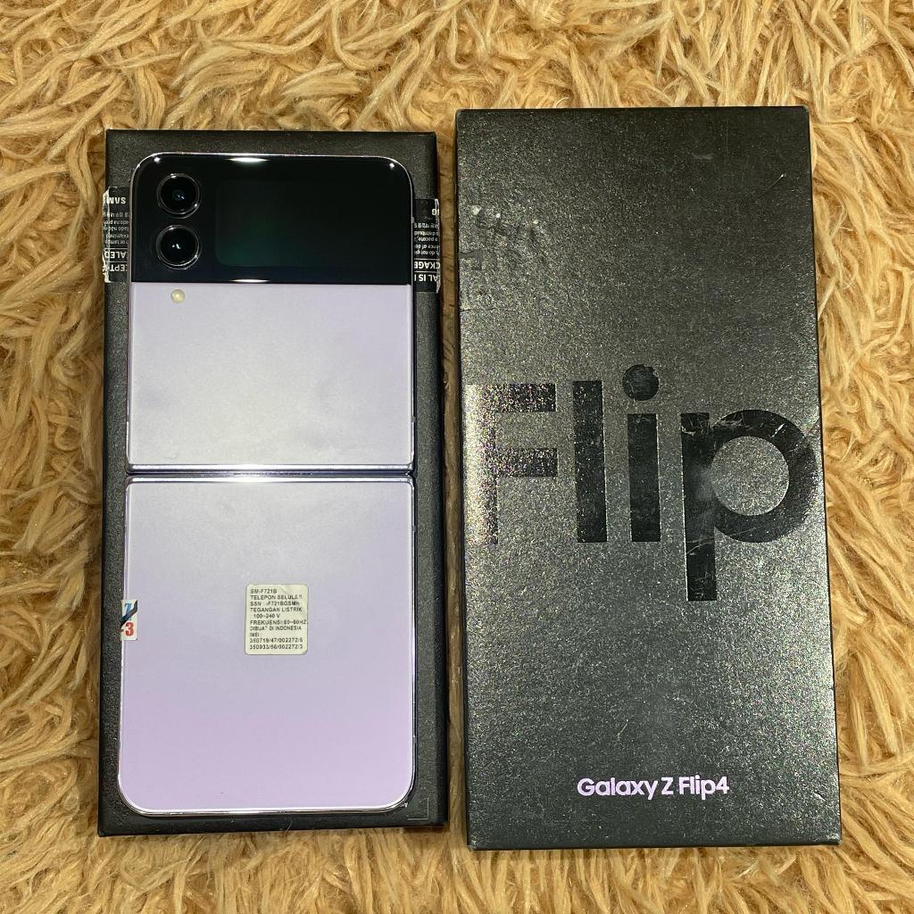 Samsung Galaxy Z Flip 4 8+128GB Second/Bekas Full Set Original Bergaransi