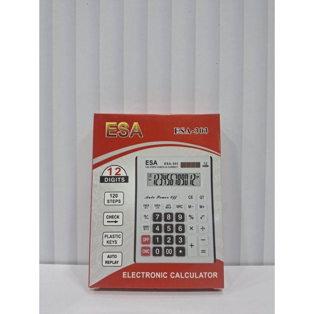 

Kalkulator Calculator ESA-303 12 Digit