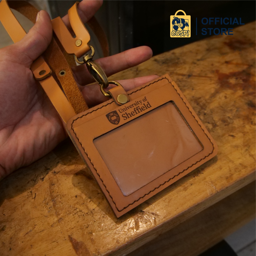 

ID Card Holder Kulit Landscape Leather ID Card Holder 1 Slot Card Customized