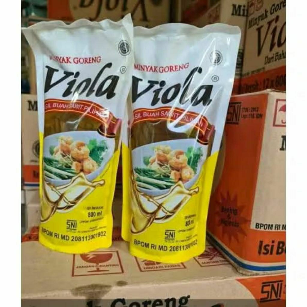 

Minyak goreng viola 800ml isi 12pcs