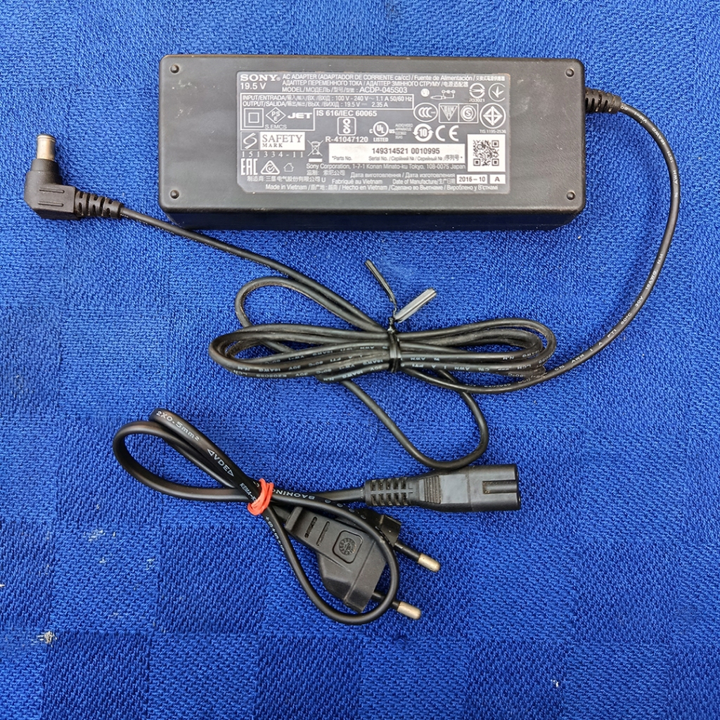 (BEKAS) Adaptor TV SONY 19.5V-2.35A