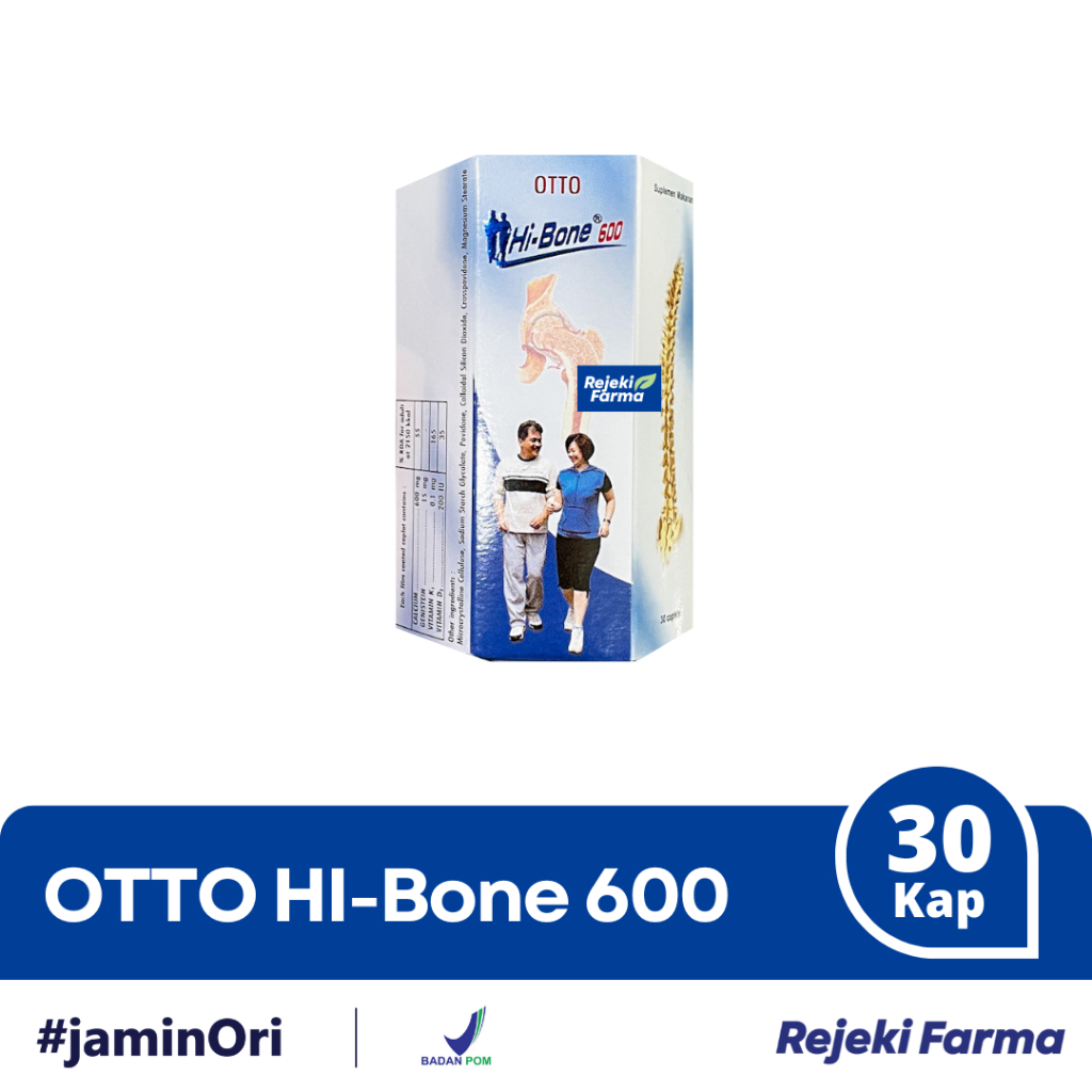 OTTO HI-Bone 600 30 Kapsul - Hibone Suplemen Tulang