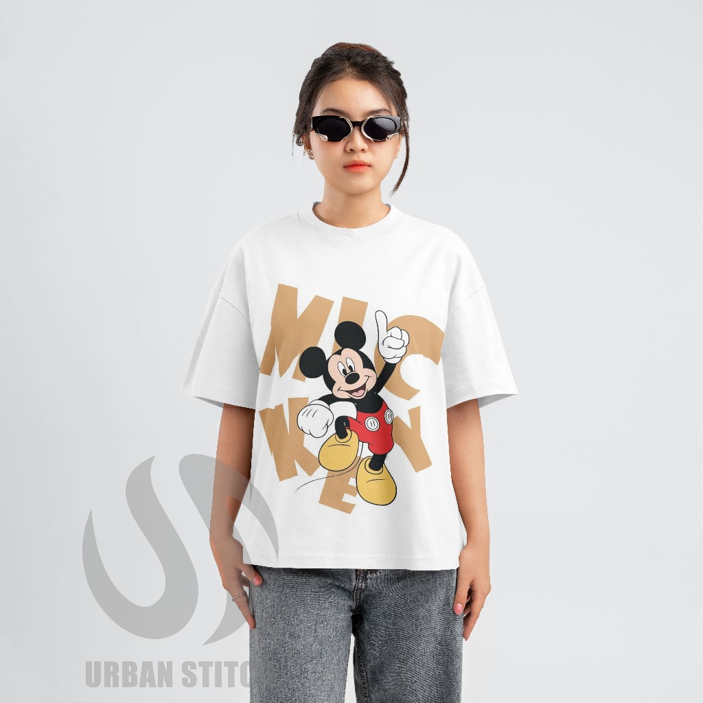 KAOS OVERSIZE BOXY MICKY MOUSE / BAJU OVERSIZE BOXY MICKY MOUSE