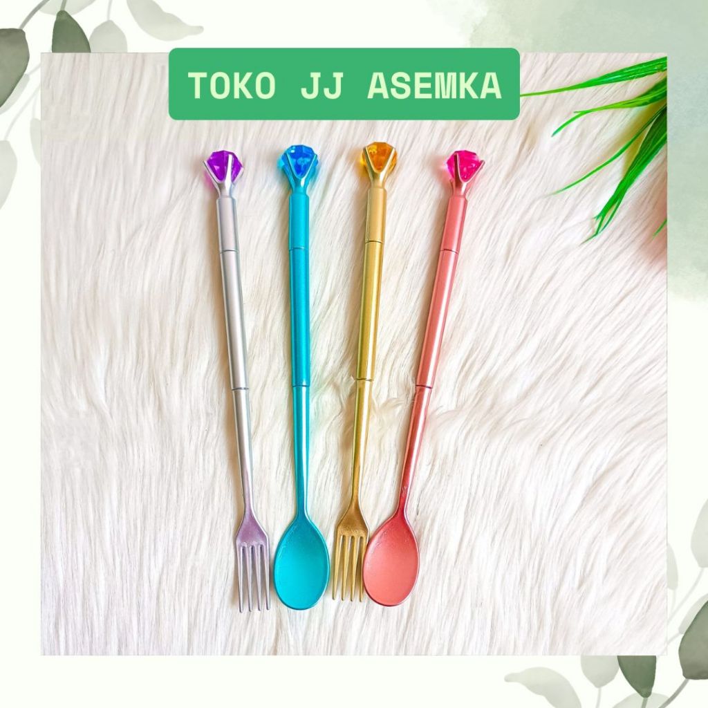 

PULPEN GEL SENDOK GARPU KRISTAL FULLBODY LUCU UNIK KARAKTER ALAT TULIS SEKOLAH MURAH