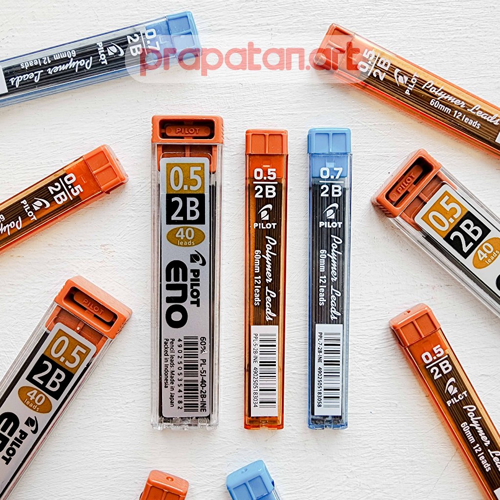 

Pilot Mechanical Pencil Lead Refill 0.3-0.5-0.7 2B | Isi Pensil Mekanik